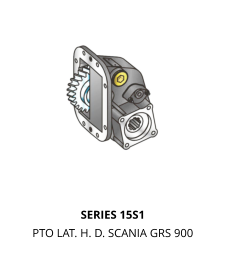SERIES 15S1 PTO LAT. H. D. SCANIA GRS 900