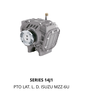 SERIES 14J1 PTO LAT. L. D. ISUZU MZZ-6U