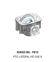 SERIES BG - F812 PTO LATERAL HD SAE 8