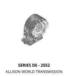 SERIES DE - 2552 ALLISON WORLD TRANSMISSION