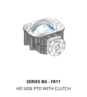 SERIES BG - F811 HD SIDE PTO WITH CLUTCH