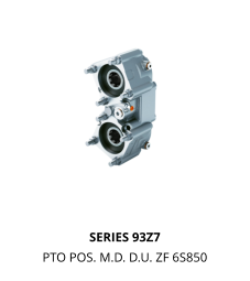 SERIES 93Z7 PTO POS. M.D. D.U. ZF 6S850