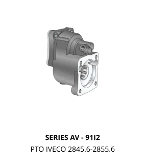 SERIES AV - 91I2 PTO IVECO 2845.6-2855.6