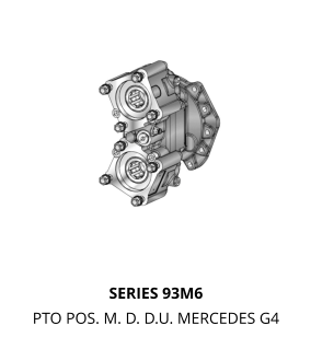 SERIES 93M6 PTO POS. M. D. D.U. MERCEDES G4
