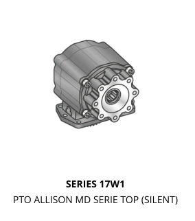 SERIES 17W1 PTO ALLISON MD SERIE TOP (SILENT)