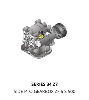 SERIES 34 Z7 SIDE PTO GEARBOX ZF 6 S 500