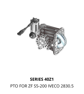 SERIES 40Z1 PTO FOR ZF S5-200 IVECO 2830.5