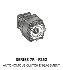 SERIES 7R - F252 AUTONOMOUS CLUTCH ENGAGEMENT
