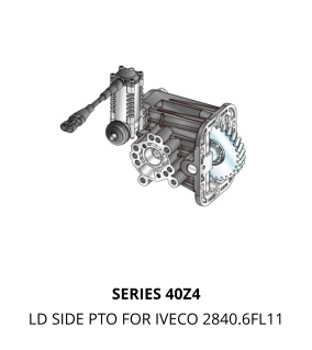 SERIES 40Z4 LD SIDE PTO FOR IVECO 2840.6FL11