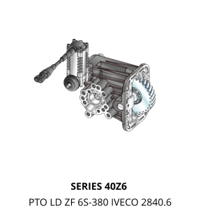 SERIES 40Z6  PTO LD ZF 6S-380 IVECO 2840.6