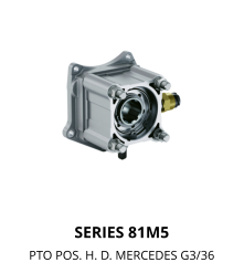 SERIES 81M5 PTO POS. H. D. MERCEDES G3/36