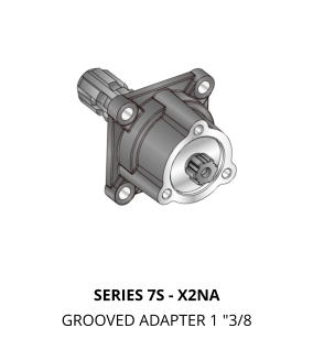 SERIES 7S - X2NA GROOVED ADAPTER 1 "3/8