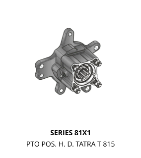 SERIES 81X1 PTO POS. H. D. TATRA T 815