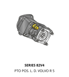 SERIES 82V4 PTO POS. L. D. VOLVO R 5