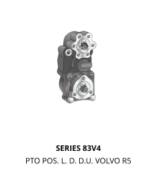 SERIES 83V4 PTO POS. L. D. D.U. VOLVO R5