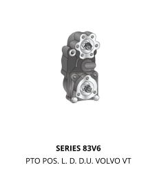 SERIES 83V6 PTO POS. L. D. D.U. VOLVO VT