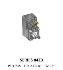 SERIES 84Z3 PTO POS. H. D. Z.F 6.80 - 16S221