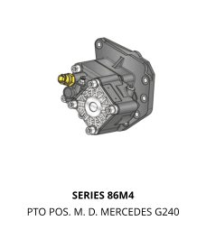 SERIES 86M4 PTO POS. M. D. MERCEDES G240