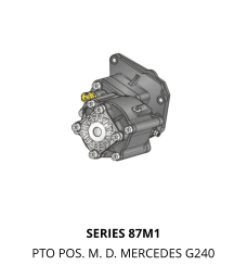 SERIES 87M1 PTO POS. M. D. MERCEDES G240
