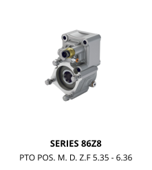 SERIES 86Z8 PTO POS. M. D. Z.F 5.35 - 6.36
