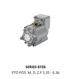 SERIES 87Z6 PTO POS. M. D. Z.F 5.35 - 6.36