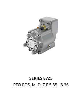 SERIES 87Z5 PTO POS. M. D. Z.F 5.35 - 6.36