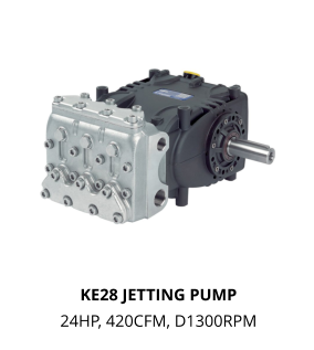 KE28 JETTING PUMP  24HP, 420CFM, D1300RPM