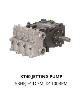 KT40 JETTING PUMP 53HP, 911CFM, D1100RPM