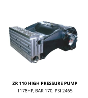 ZR 110 HIGH PRESSURE PUMP 1178HP, BAR 170, PSI 2465